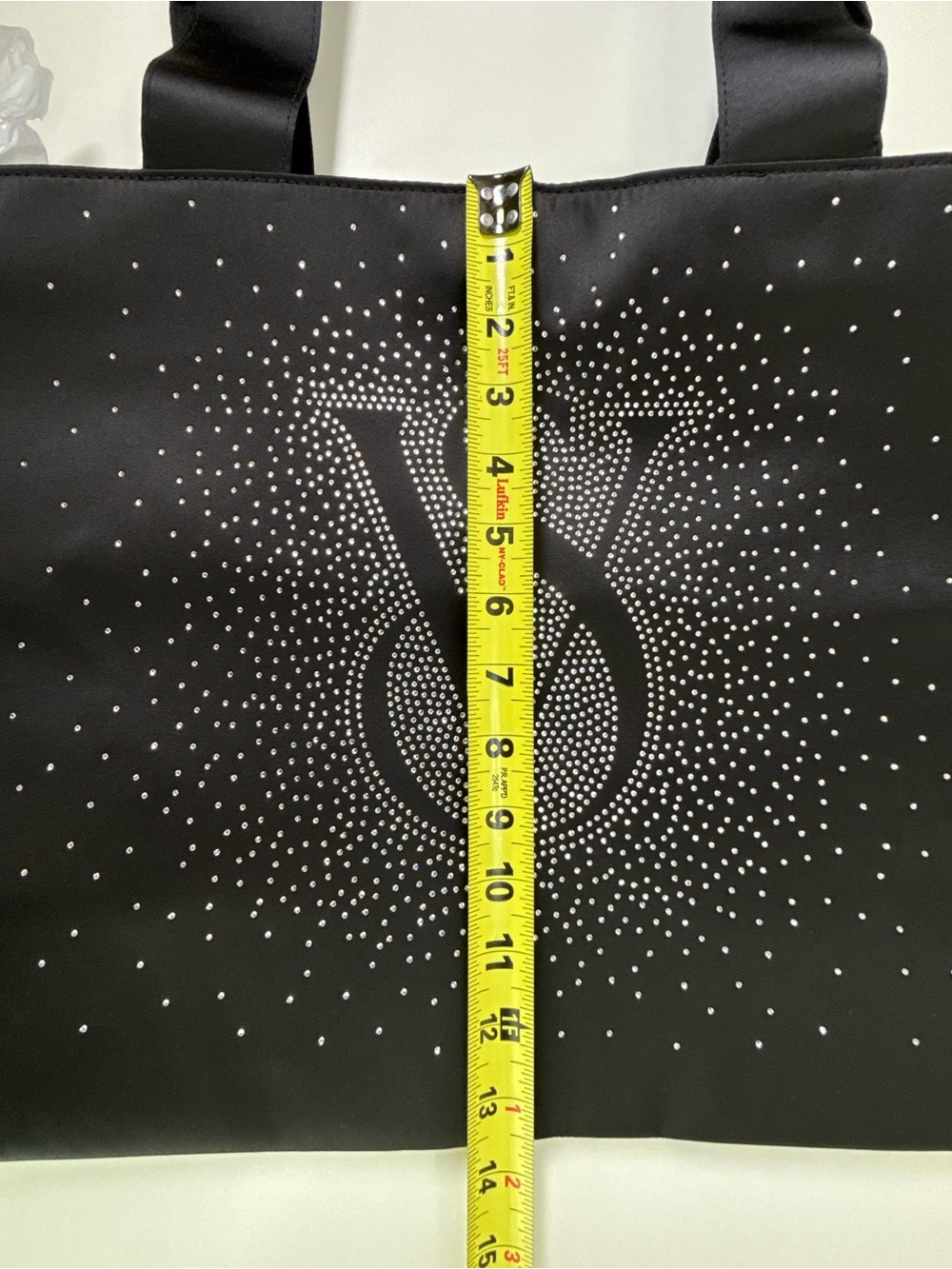 Victoria's Secret | Rhinestone Tote Bag | Black | Large - Picture 7 of 10